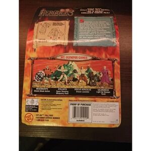 HERCULES LEGENDARY JOURNEYS SALMONEUS ACTION FIGURE MT OLYMPUS GAMES 1996 NIB